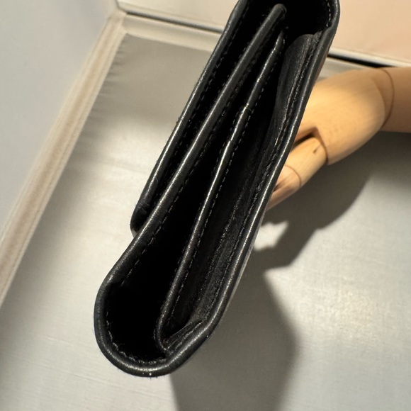 Vintage Coach Black Leather Clutch Wallet - Picture 5 of 16